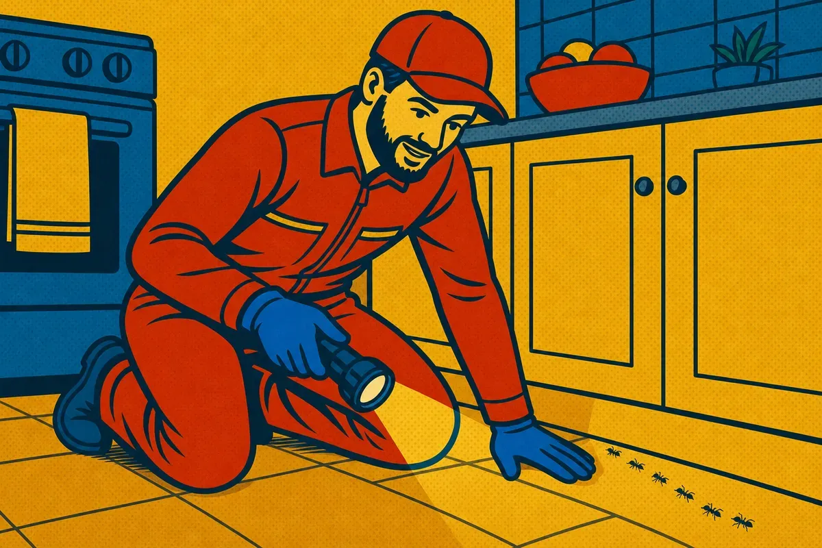 Ant control: Inspection