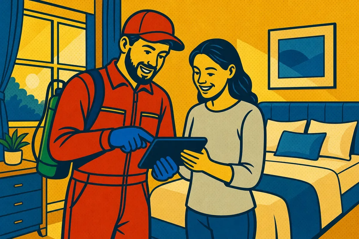 Bed bug control: Follow-up visits