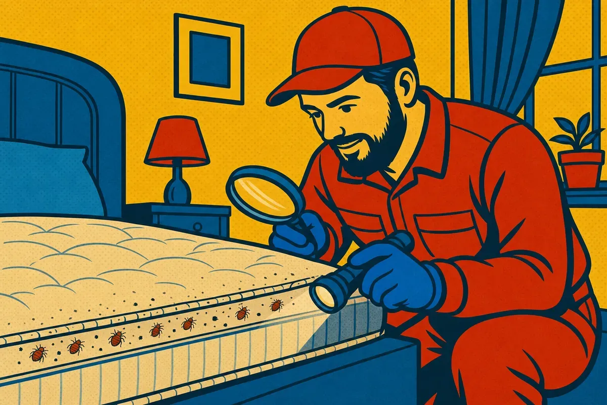 Bed bug control: Inspection