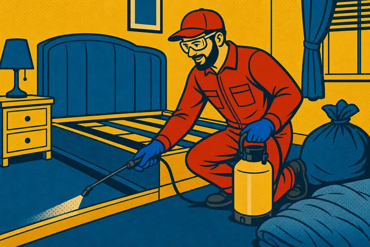 Bed bug control: Treatment