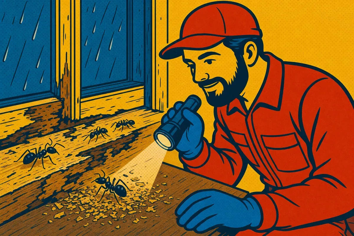 Carpenter ant control: Inspection