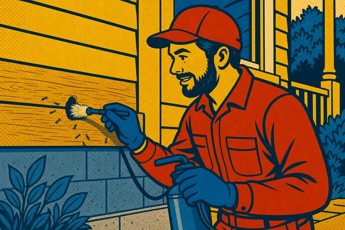 Carpenter ant control: Nest treatment
