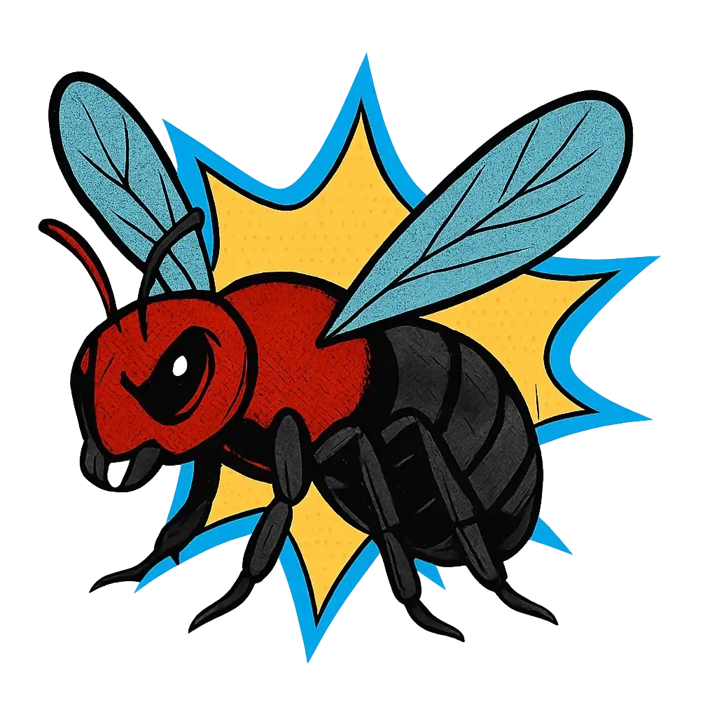 Carpenter Bees illustration