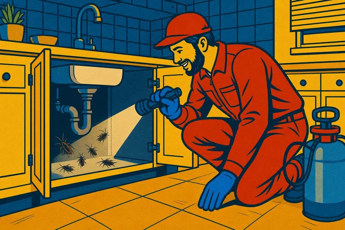 Cockroach control: Inspection
