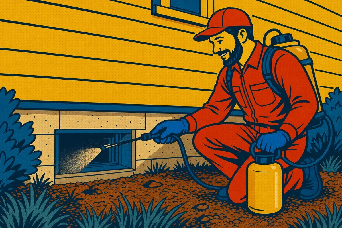 Cricket control: Treatment