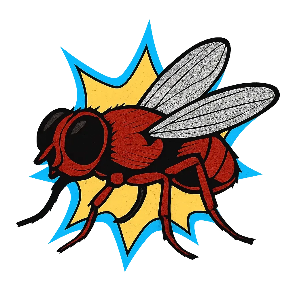 Flies illustration