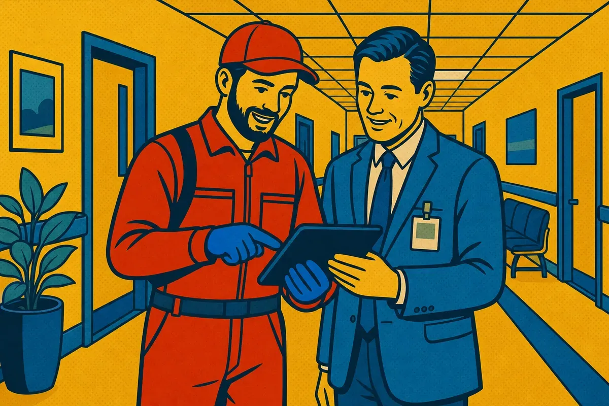 Healthcare pest control: Scheduled service and records