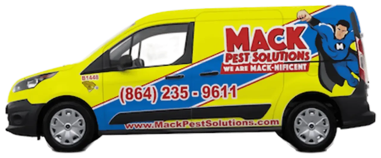 Mack Pest Solutions service van