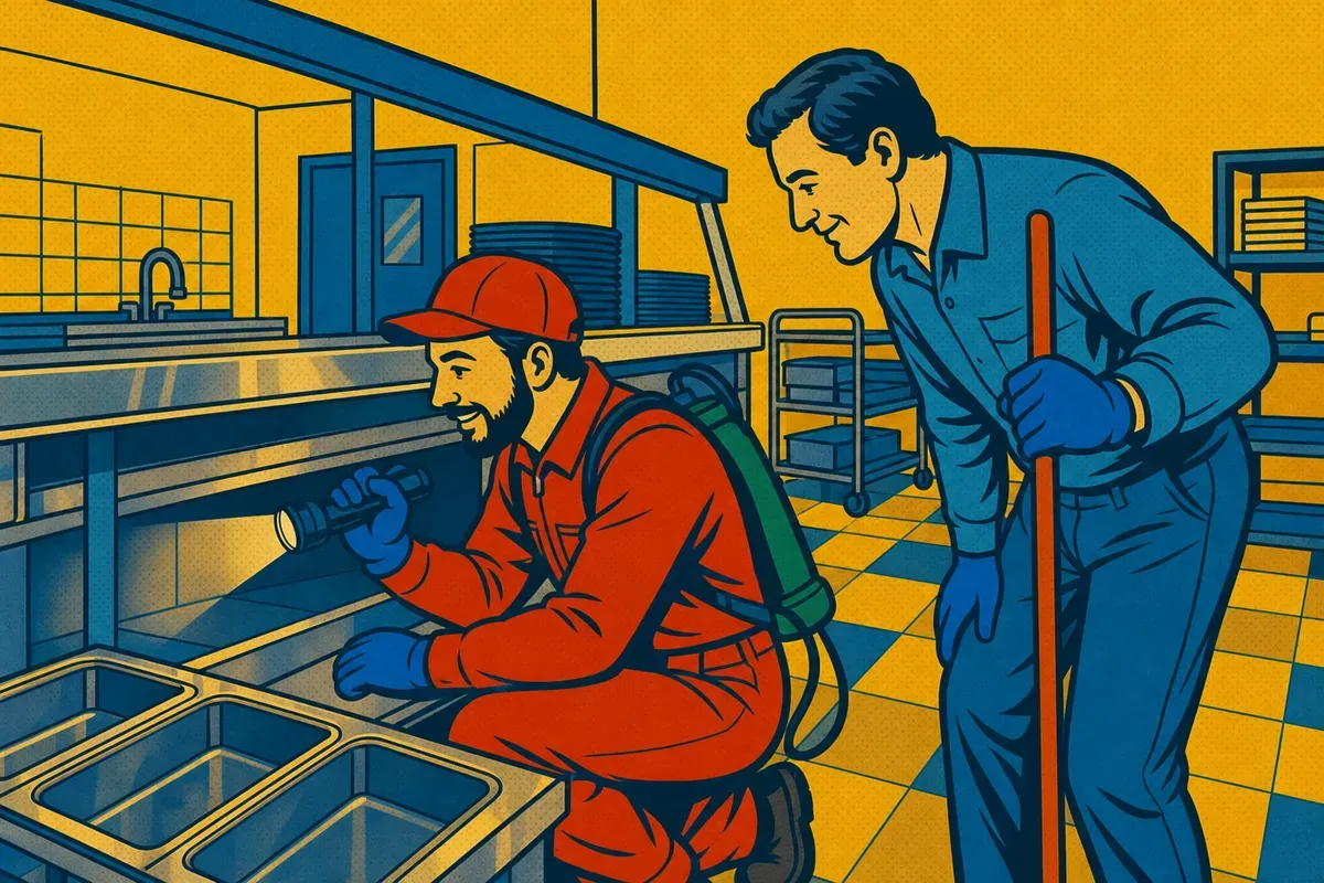 Education pest control: Campus walkthrough