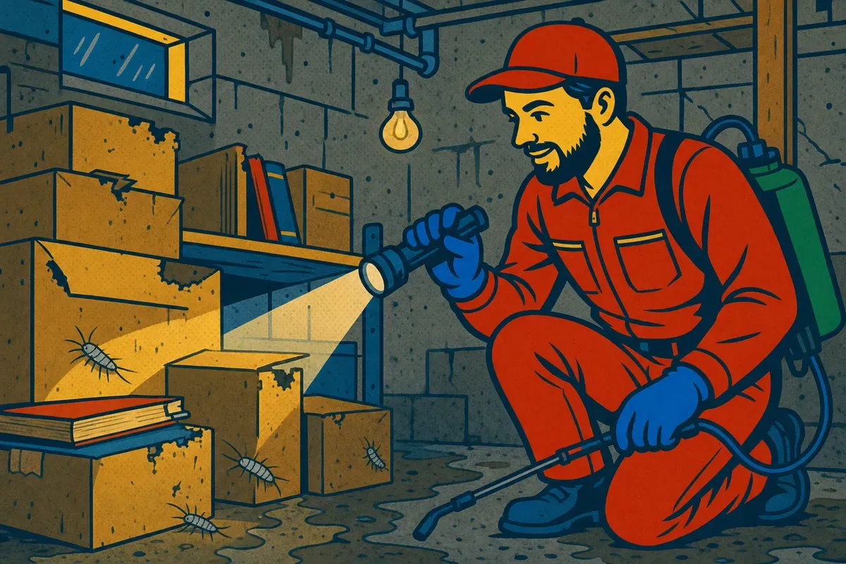 Silverfish control: Inspection