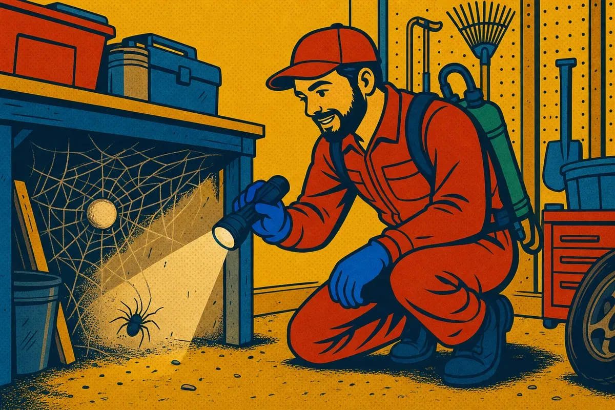Spider control: Inspection