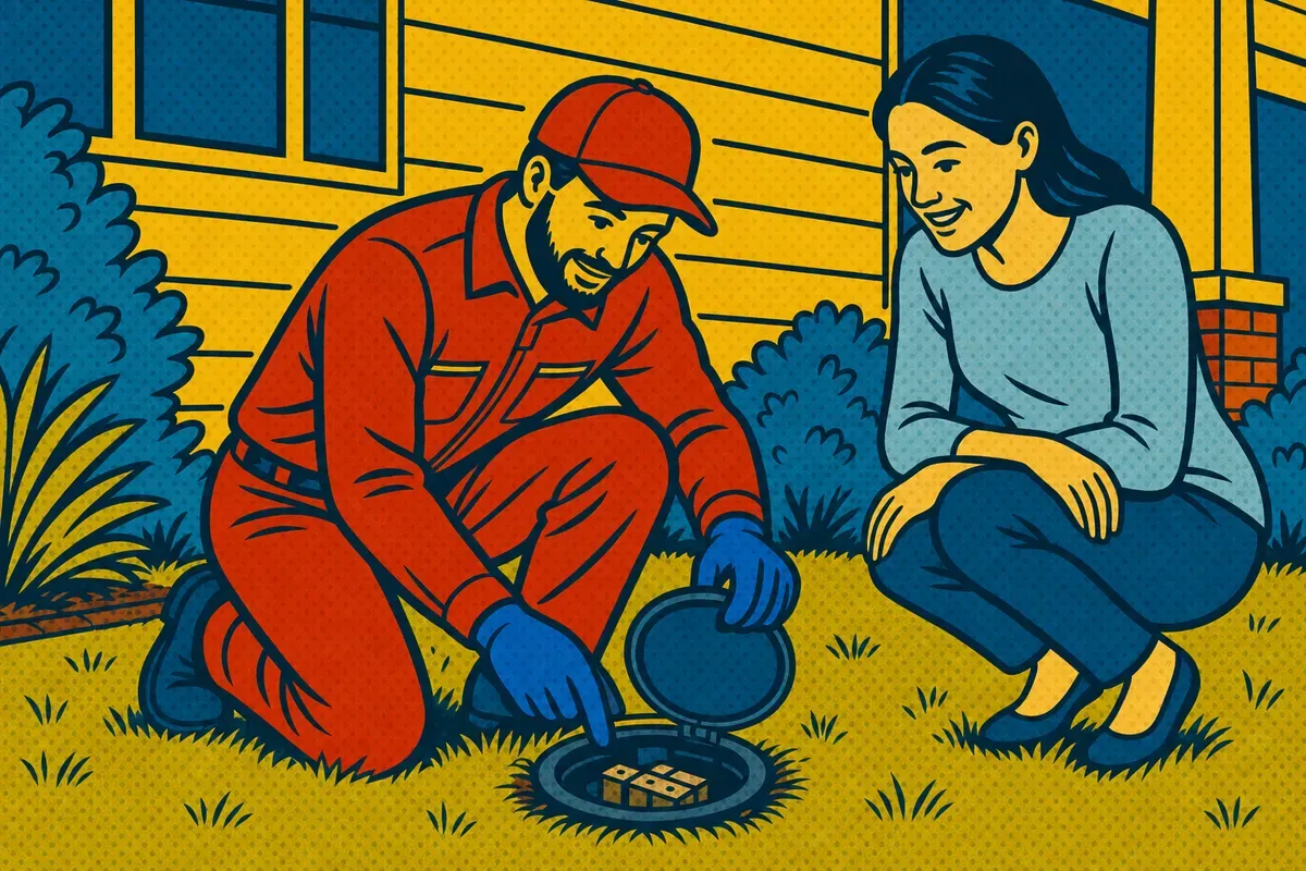 Termite control: Annual inspection and monitoring