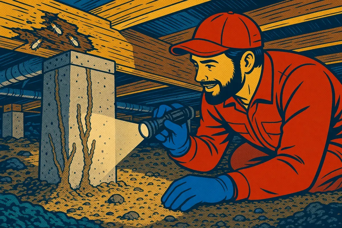 Termite control: Termite inspection