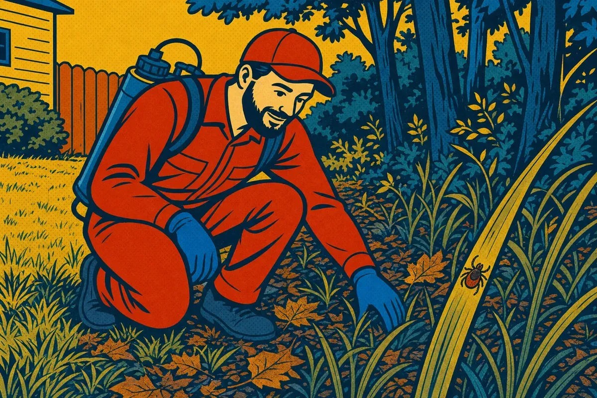 Tick control: Yard inspection