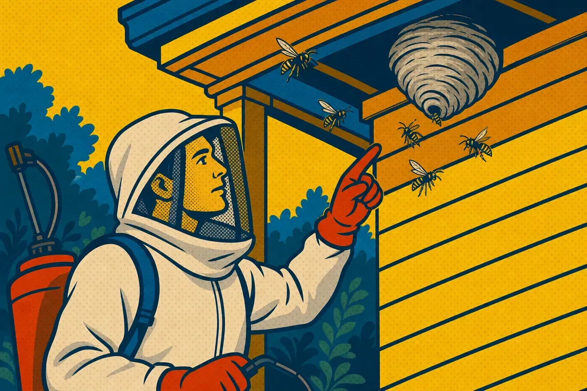Wasp & hornet control: Nest inspection